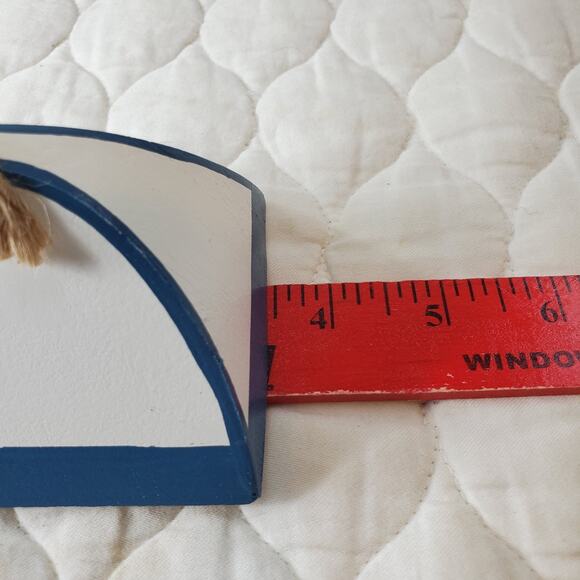 Midwest-CBK Set of 4 Tent Christmas Ornaments Blue & White Small Holiday Camping - Picture 7 of 10